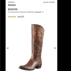 Ariat Sahara boots
